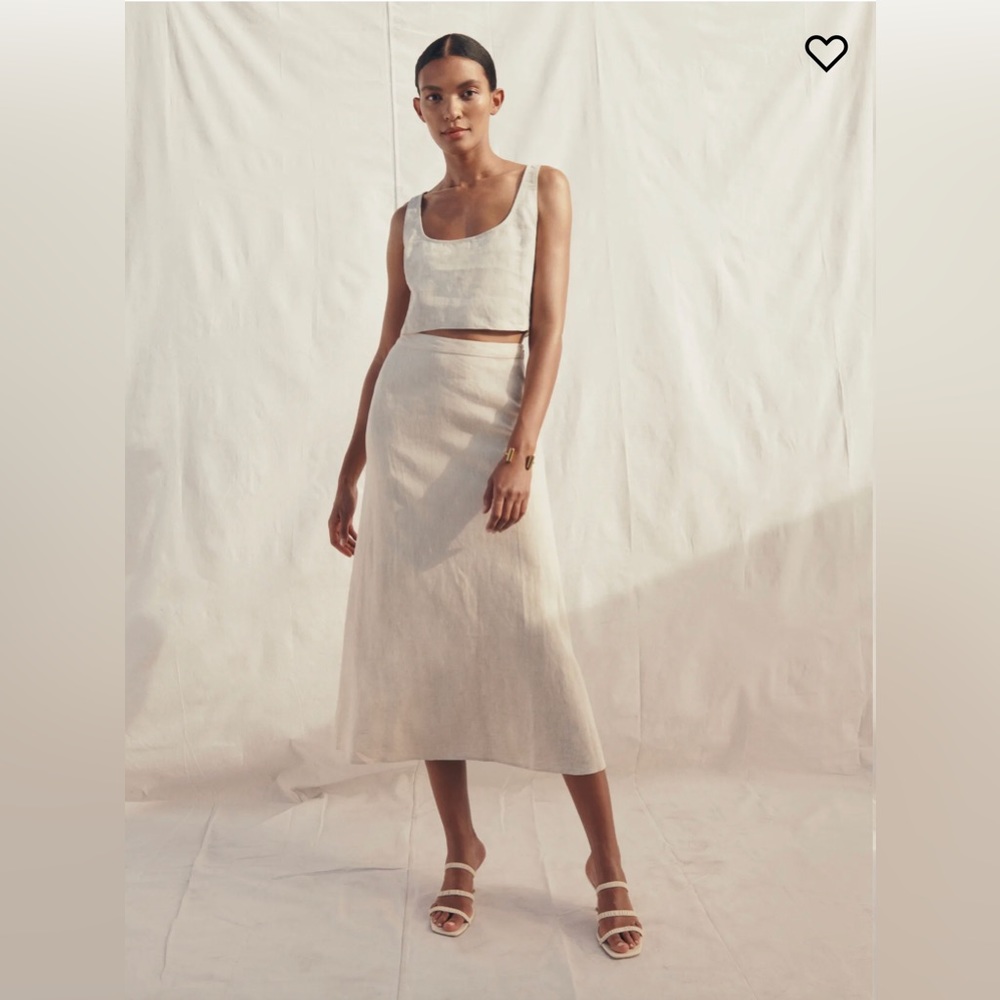 Silas Linen Skirt